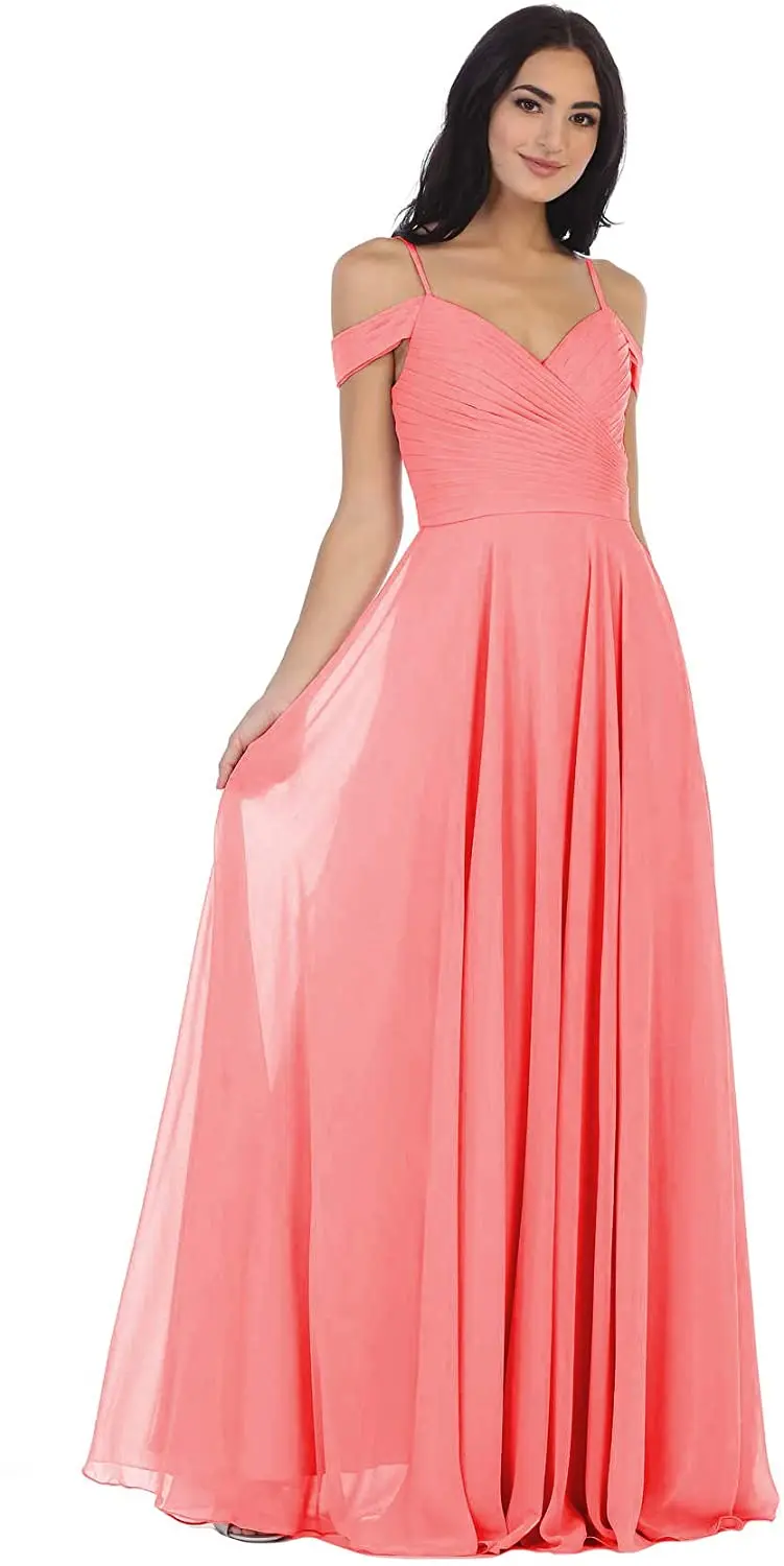 Off The Shoulder Bridesmaid Dresses Long Chiffon Pleated Formal Dresses for Women with Pockets 2021 long dress gown color
Off The Shoulder Bridesmaid Dresses Long Chiffon Pleated Formal Dresses for Women with Pockets 2021 long dress gown color