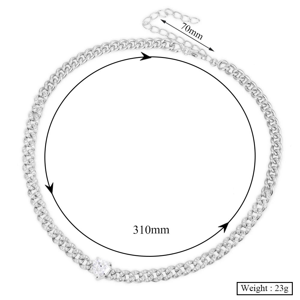 KellyBola Gorgeous Sparkling Chain Necklace Bracelet Jewelry Set Super Full CZ New Fashion Jewelry High Quality Hot Sale in 2021
KellyBola Gorgeous Sparkling Chain Necklace Bracelet Jewelry Set Super Full CZ New Fashion Jewelry High Quality Hot Sale in 2021