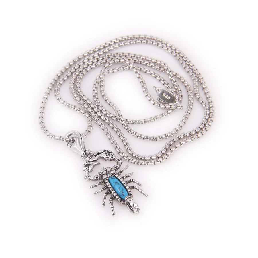 Ожерелье с подвеской в виде скорпиона Томаса украшение стиле Rebel Heart подарок для