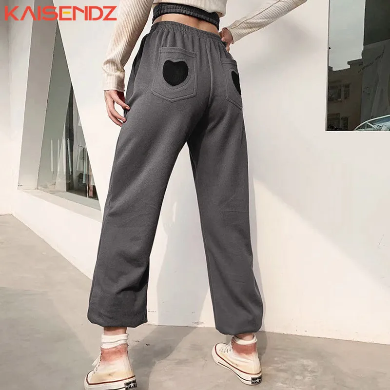 KAISENDZ Elastic Waist Women's Pants Embroidery Loose Women Trousers Streetwear Sport Spring Autumn Women pants
KAISENDZ Elastic Waist Women's Pants Embroidery Loose Women Trousers Streetwear Sport Spring Autumn Women pants