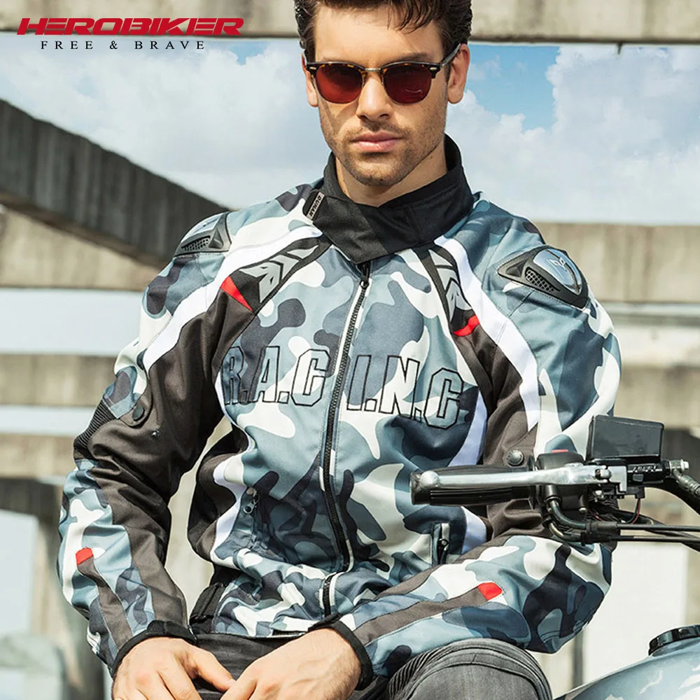 DUHAN Motorcycle Riding Jacket Men Protective Gear Removable Cotton Lining Motorcycle Clothing Motorbike Camouflage Jacket
DUHAN Motorcycle Riding Jacket Men Protective Gear Removable Cotton Lining Motorcycle Clothing Motorbike Camouflage Jacket
