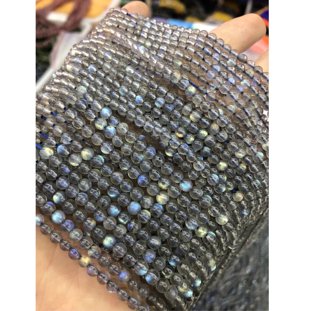Natural Stone Beaded Labradorited Beads Round Loose Spacer Beads for Jewelry Making DIY Necklace Bracelet Accessories
Natural Stone Beaded Labradorited Beads Round Loose Spacer Beads for Jewelry Making DIY Necklace Bracelet Accessories