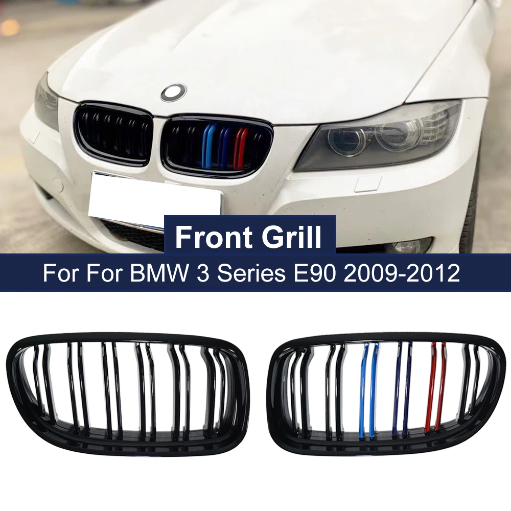 Car Front Kidney Grilles M Color for BMW E90 LCI 3-Series Sedan Wagon 2009-2012 Double Line Hood Grills 2 Slat Racing Grill
Car Front Kidney Grilles M Color for BMW E90 LCI 3-Series Sedan Wagon 2009-2012 Double Line Hood Grills 2 Slat Racing Grill