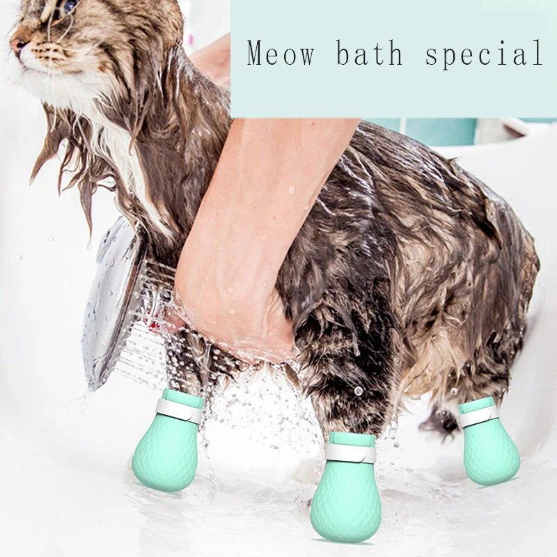 4Pcs Anti-biting Bath Washing Cat Claw Cover Cut Nails Foot Cover Pet Paw Protector for Anti-Scratch Cat Shoes Boots Adjustable
4Pcs Anti-biting Bath Washing Cat Claw Cover Cut Nails Foot Cover Pet Paw Protector for Anti-Scratch Cat Shoes Boots Adjustable