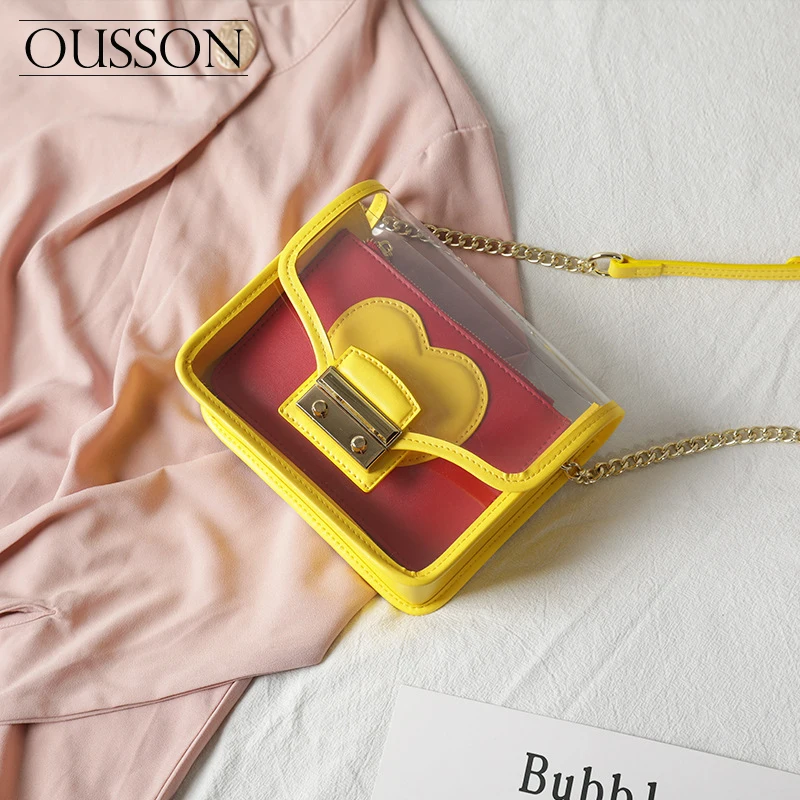 OUSSON Fashion Small Square Bag Fashion Transparent Bags Multifunctional Crossbody For Women
OUSSON Fashion Small Square Bag Fashion Transparent Bags Multifunctional Crossbody For Women