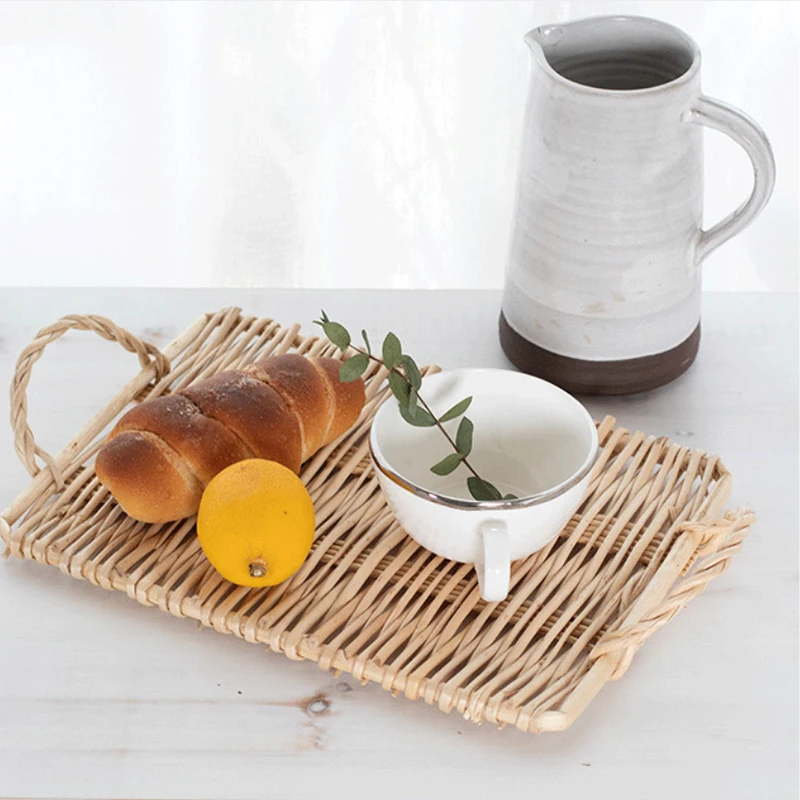 INS Style Handwoven Rattan Storage Tray Wood Pan Plate Fruit bamboo Round Wicker Basket Bread Food Plate Fruit Cake Platter
INS Style Handwoven Rattan Storage Tray Wood Pan Plate Fruit bamboo Round Wicker Basket Bread Food Plate Fruit Cake Platter