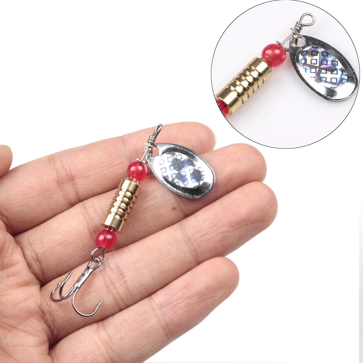 1pcs Fishing Lures Sequin Wobblers Hand Spinner Spoon 5.5cm 4g Artificial Fishing Baits With Hooks Pesca Isca Crankbaits
1pcs Fishing Lures Sequin Wobblers Hand Spinner Spoon 5.5cm 4g Artificial Fishing Baits With Hooks Pesca Isca Crankbaits