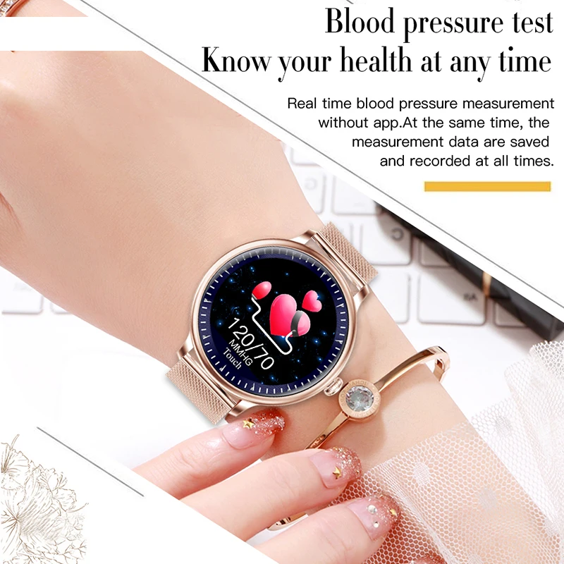 Smart Watch Women Fitness &Activity Tracker Bluetooth Smartwatch IP68 Waterproof Sport Watch Heart Rate Pedometer Sleep Monitor
Smart Watch Women Fitness &Activity Tracker Bluetooth Smartwatch IP68 Waterproof Sport Watch Heart Rate Pedometer Sleep Monitor