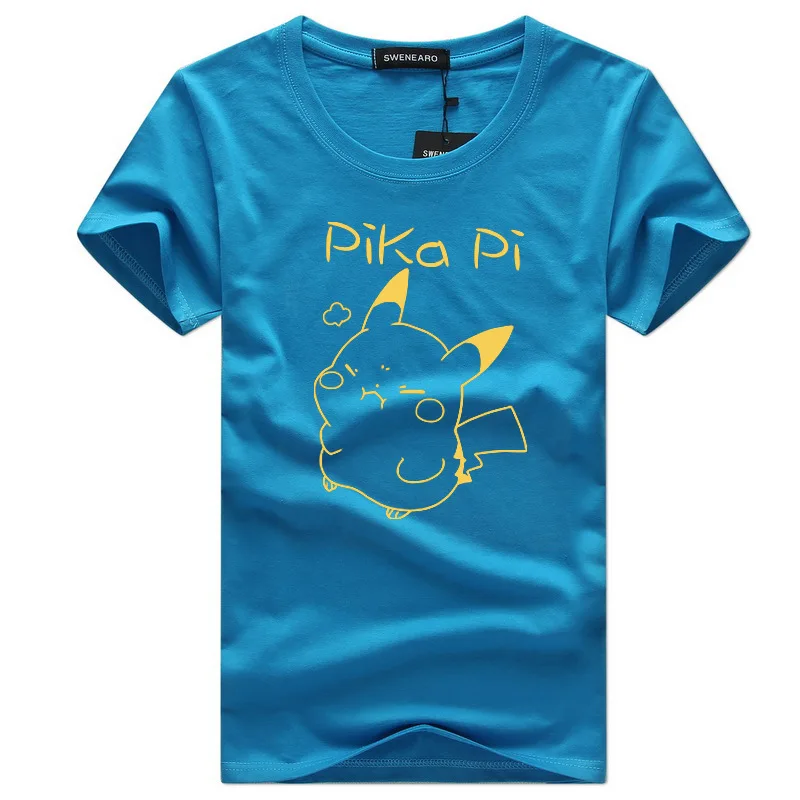 Mens Cartoon T-Shirts Summer Fashion 2021 New Arrivals Graphic Tees Print Pika Pi Cotton Lovers TShirts Male YT038
Mens Cartoon T-Shirts Summer Fashion 2021 New Arrivals Graphic Tees Print Pika Pi Cotton Lovers TShirts Male YT038