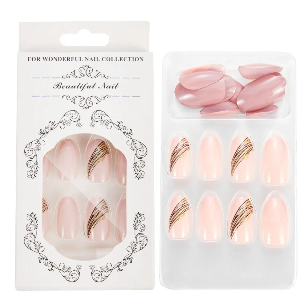 24 Pcs/set Women Acrylic Full Cover Manicure Tool Oval Head False Nails Long Coffin Detachable Fake Nails Nail Tips Wearable
24 Pcs/set Women Acrylic Full Cover Manicure Tool Oval Head False Nails Long Coffin Detachable Fake Nails Nail Tips Wearable