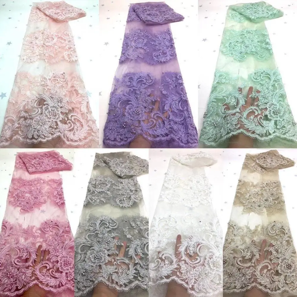 Nigerian Lace Fabric 2020 High Quality Lace 3d Lace Fabric Wedding Peach African With Beads Nigerian French Lace Fabric
Nigerian Lace Fabric 2020 High Quality Lace 3d Lace Fabric Wedding Peach African With Beads Nigerian French Lace Fabric