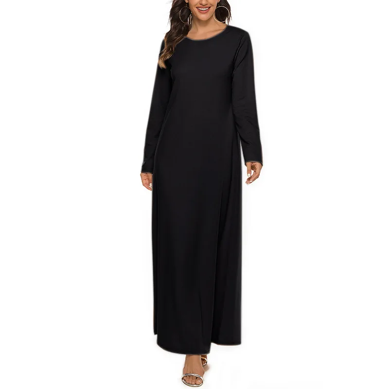 WEPBEL Dress Women's Casual Long Sleeve Solid Color Loose Dress Spring and Autumn Fashion O-Neck High Waist Dress
WEPBEL Dress Women's Casual Long Sleeve Solid Color Loose Dress Spring and Autumn Fashion O-Neck High Waist Dress