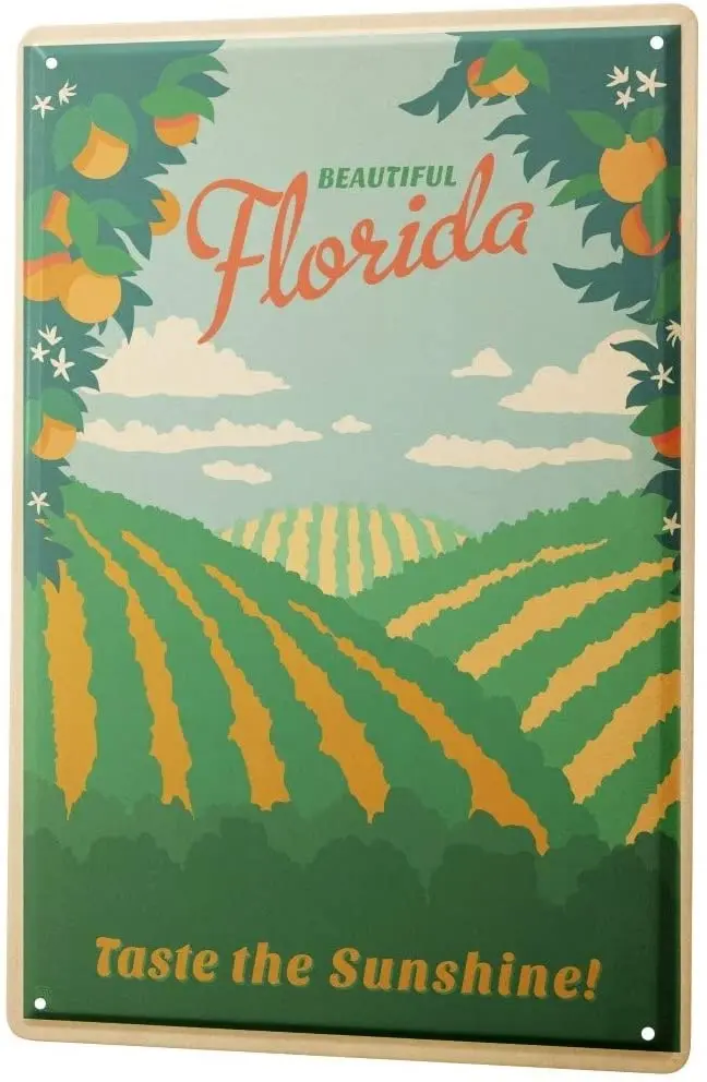 SINCE 2004 Tin Sign Metal Plate Decorative Sign Home Decor Plaques World Trip Florida Orange Groves Decorative Wall Plate 8X12
SINCE 2004 Tin Sign Metal Plate Decorative Sign Home Decor Plaques World Trip Florida Orange Groves Decorative Wall Plate 8X12