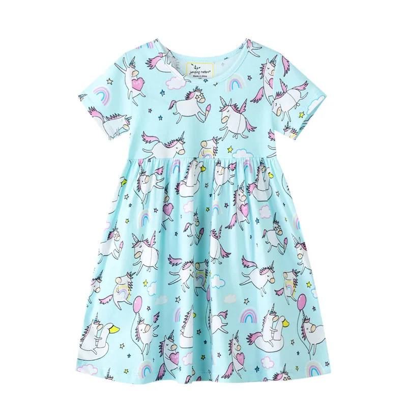 Jumping Meters New Arrival Summer Animals Print Cotton Baby Girls Unicorns Dress Fashion Princess Clothing
Jumping Meters New Arrival Summer Animals Print Cotton Baby Girls Unicorns Dress Fashion Princess Clothing