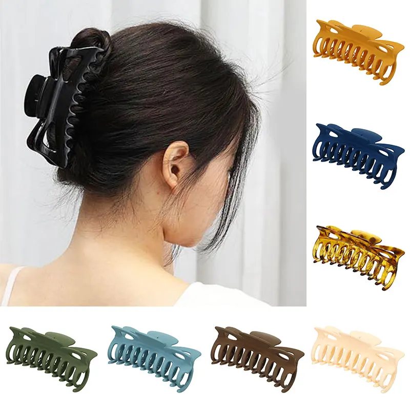New Multicolor Frosted Matte Hair Claw Color Hairpin For Women Plate Hair Clip Back Of Head Hair Crab Korea Hair Accessories
New Multicolor Frosted Matte Hair Claw Color Hairpin For Women Plate Hair Clip Back Of Head Hair Crab Korea Hair Accessories