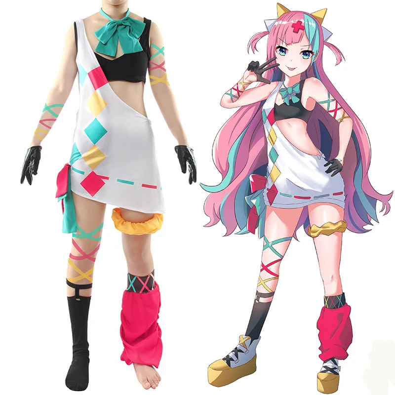 Game Pinky Pop Hepburn Cosplay Costumes Halloween Party Anime Women Cosplay Costume Dresses
Game Pinky Pop Hepburn Cosplay Costumes Halloween Party Anime Women Cosplay Costume Dresses