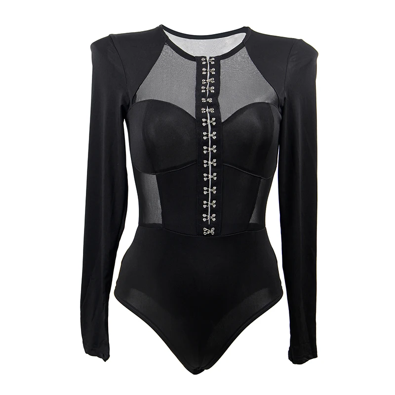 Comeonlover Women Sheer Mesh Lace Bodysuit Long Sleeve bodycon Leotard Jumpsuit Bodysuits Clubwear Tops V neck Romper RE80753
Comeonlover Women Sheer Mesh Lace Bodysuit Long Sleeve bodycon Leotard Jumpsuit Bodysuits Clubwear Tops V neck Romper RE80753