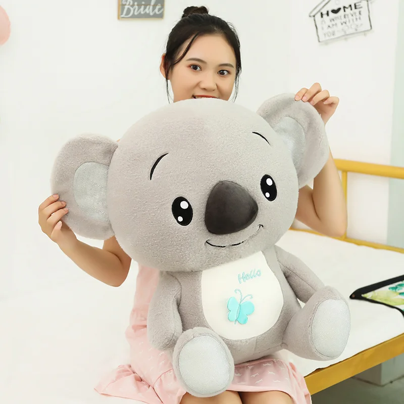 Мягкая плюшевая игрушка Kawaii Australia Koala, 1 шт., 30-60 см, набивное животное, медведь коала, кукла, подушка для детей, милый Рождественский подарок
Мягкая плюшевая игрушка Kawaii Australia Koala, 1 шт., 30-60 см, набивное животное, медведь коала, кукла, подушка для детей, милый Рождественский подарок