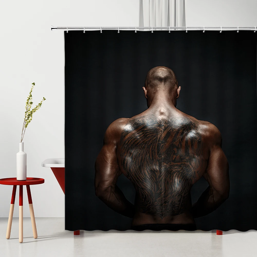 Shower curtains Fitness Strong Muscle Man Bedroom Decoration Bathroom Curtain Set Anti-Mold Bathroom Curtains Bathtub Curtain
Shower curtains Fitness Strong Muscle Man Bedroom Decoration Bathroom Curtain Set Anti-Mold Bathroom Curtains Bathtub Curtain