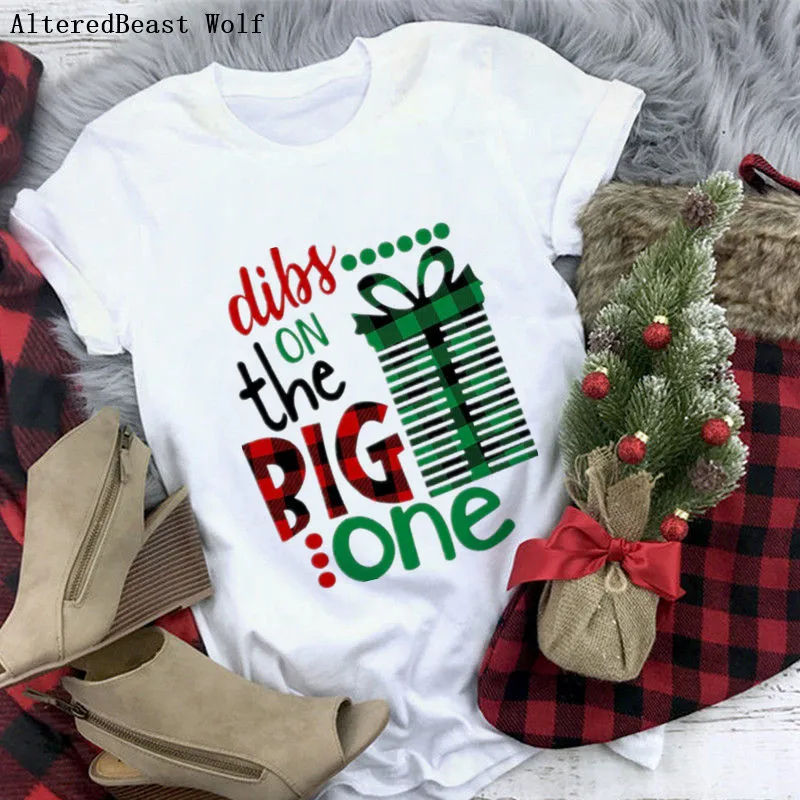 Christmas tshirt women print dibs on the BIG one clothes tops women summer christmas T Shirt female casual vogue white t shirt
Christmas tshirt women print dibs on the BIG one clothes tops women summer christmas T Shirt female casual vogue white t shirt