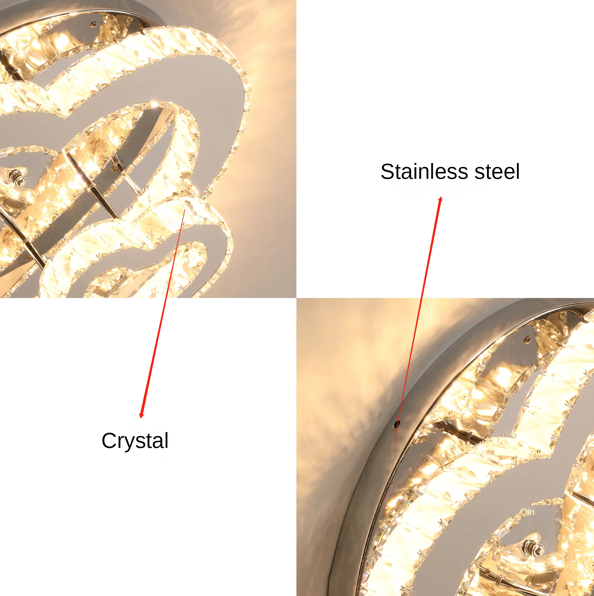 Led ceiling lights for room decoration salon Bedroom crystal lamp Heart to heartLED ceiling lamp for kids bedroom220 volts 
Led ceiling lights for room decoration salon Bedroom crystal lamp Heart to heartLED ceiling lamp for kids bedroom220 volts