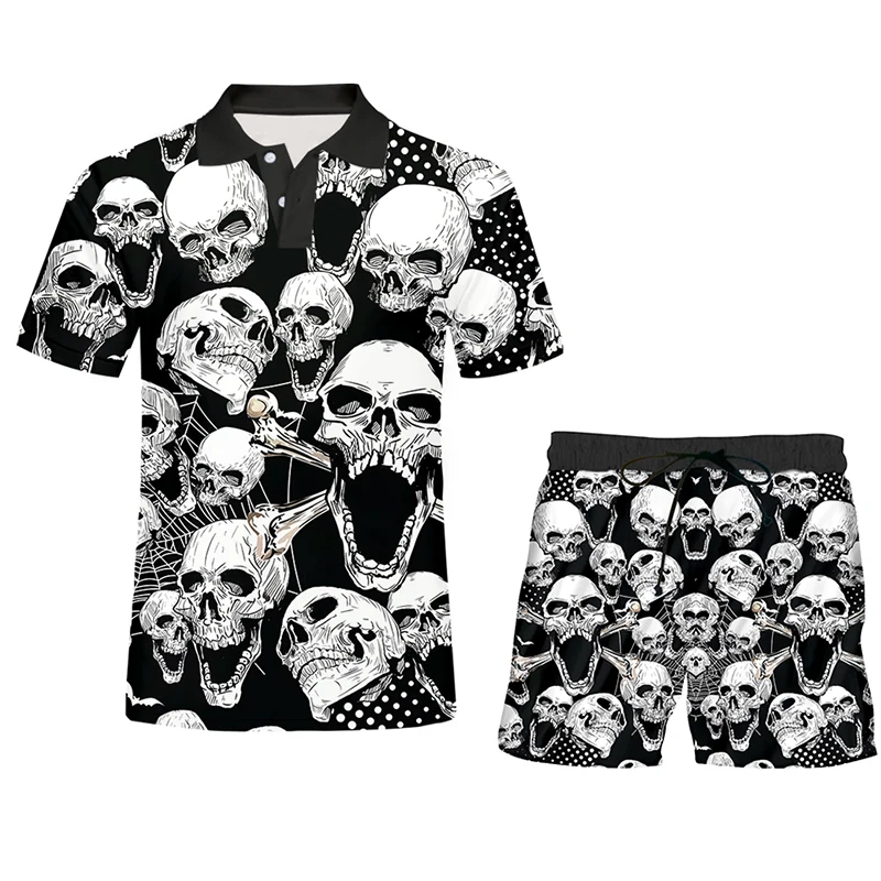 IFPD Summner Men's Set Skull 3D T-Shirts And Shorts Hip Hop Full Printed Short Pants Tank TopTracksuits Streetwear Sportswear
IFPD Summner Men's Set Skull 3D T-Shirts And Shorts Hip Hop Full Printed Short Pants Tank TopTracksuits Streetwear Sportswear