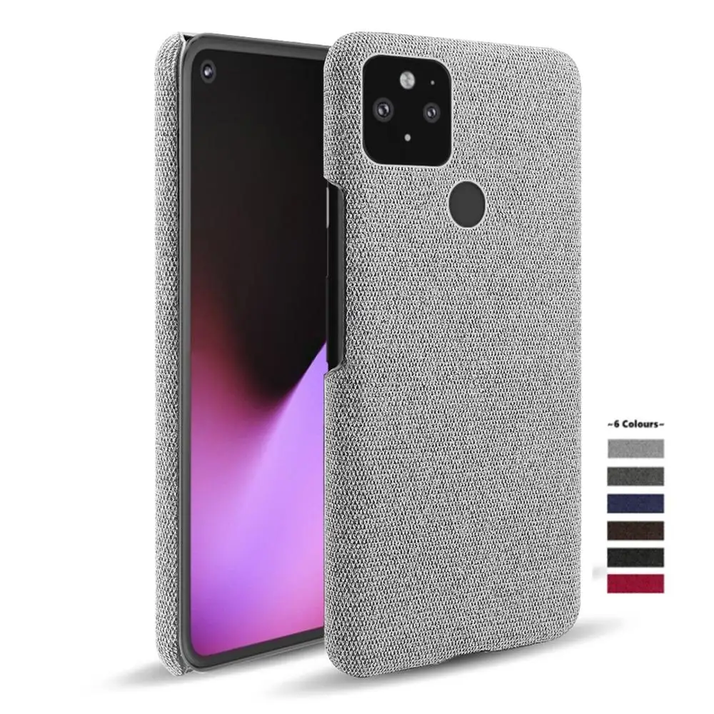 

SHACK per Goolgle Pixel 4a 4 4XL 3A 3XL XL 2 3 tessuto + PC custodia antiscivolo in tessuto Texture Fit Cover Coque per Pixel 5