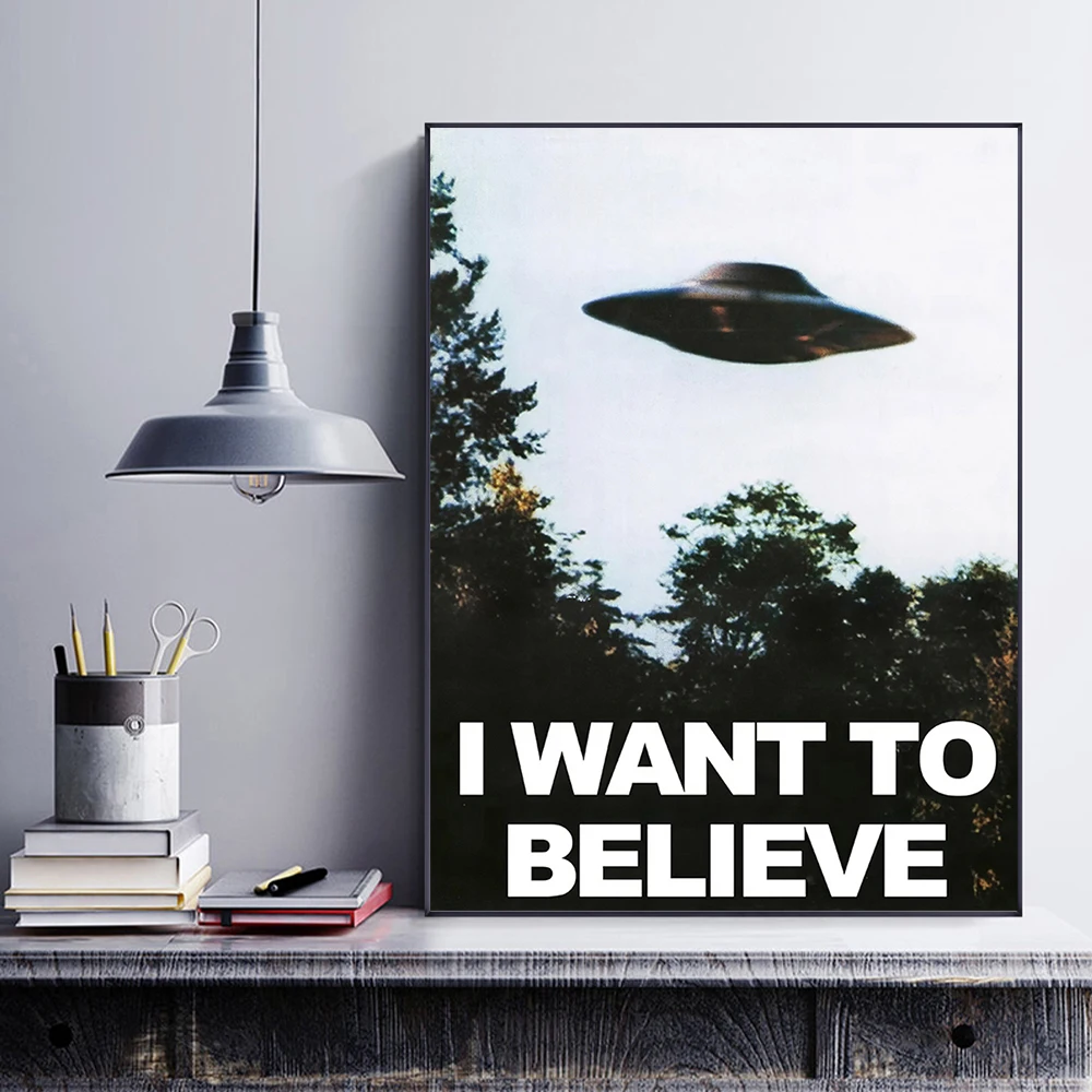 I WANT TO BELIEVE - The X Files Art Silk Or Canvas UFO TV Series Print Canvas Painting Decorative Picture Home Decor
I WANT TO BELIEVE - The X Files Art Silk Or Canvas UFO TV Series Print Canvas Painting Decorative Picture Home Decor