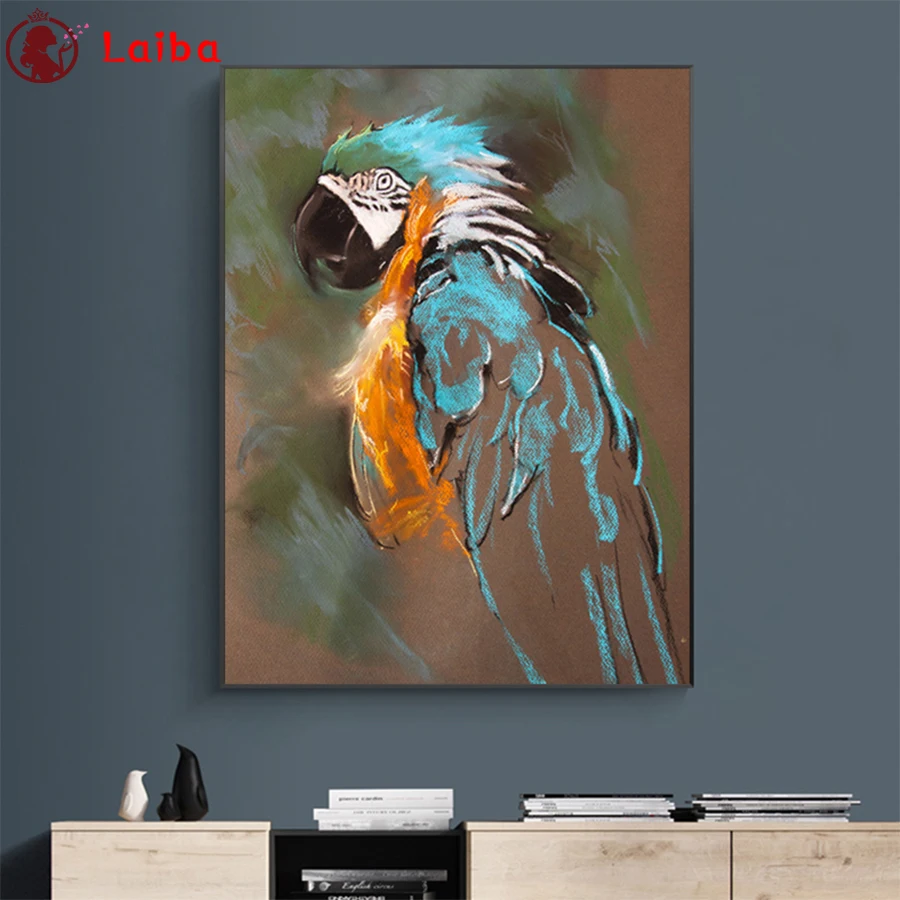 5D DIY Diamond Painting Abstract animal art, painted parrot cross stitch mosaic full square/round diamond embroidery
5D DIY Diamond Painting Abstract animal art, painted parrot cross stitch mosaic full square/round diamond embroidery