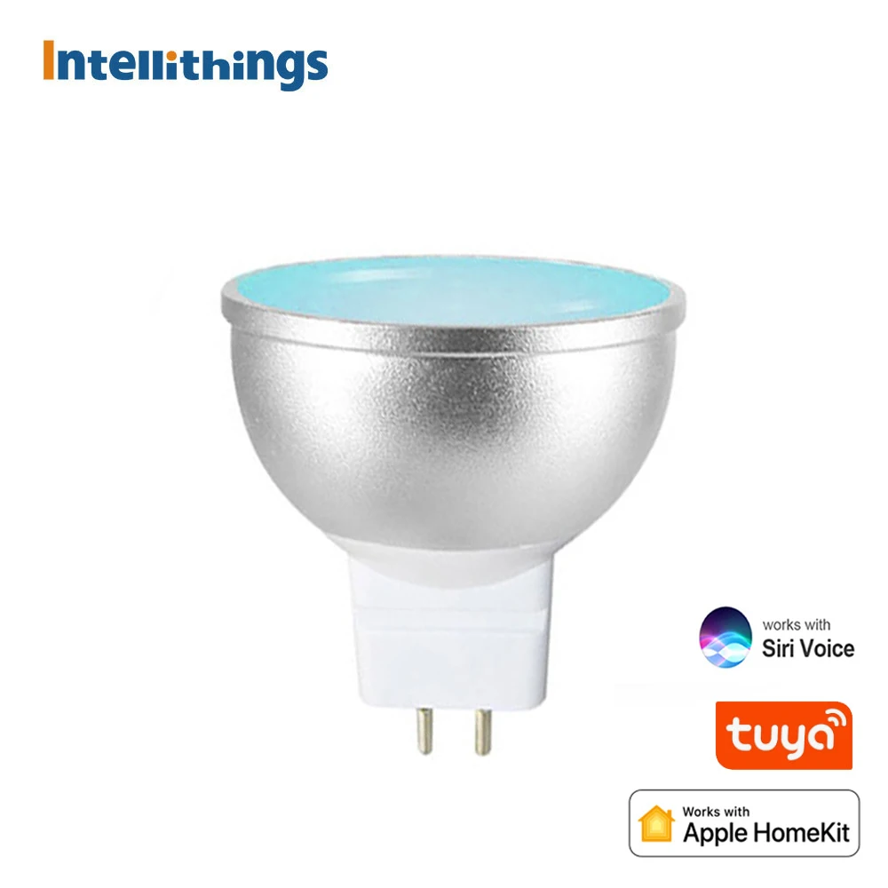 Intellithings Homekit WiFi MR16 LED Light Bulb 12V RGBCW Smart Dimmable Spotlight Siri Voice Control Home App Color Change
Intellithings Homekit WiFi MR16 LED Light Bulb 12V RGBCW Smart Dimmable Spotlight Siri Voice Control Home App Color Change