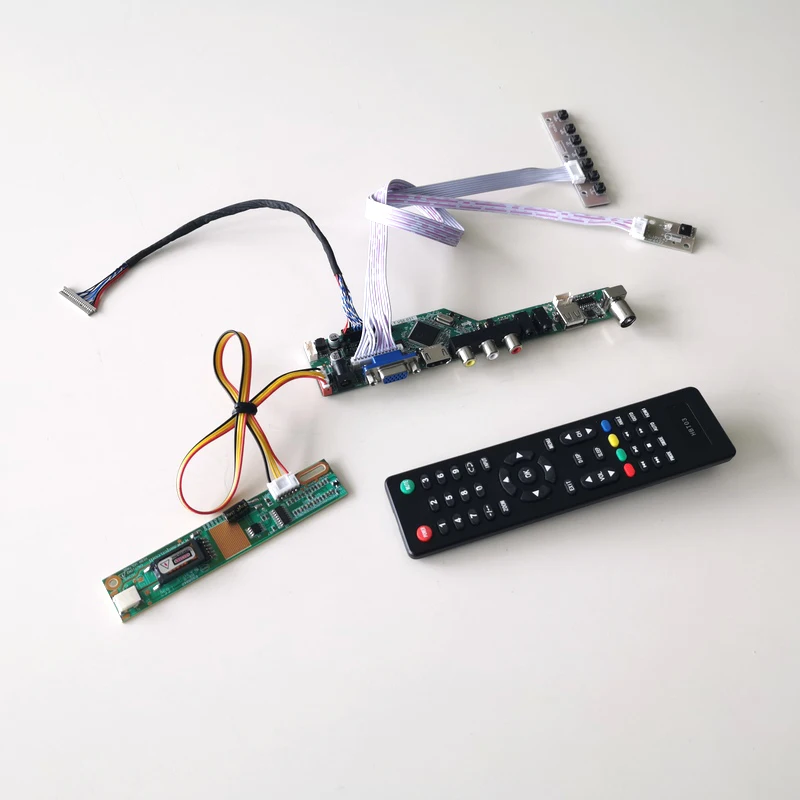 For NL10276BC28-08B/11/11F LCD Panel LVDS 20Pin 1CCFL Keyboard+Inverter+Remote T.V56 Controller Board USB VGA AV RF DIY Kit
For NL10276BC28-08B/11/11F LCD Panel LVDS 20Pin 1CCFL Keyboard+Inverter+Remote T.V56 Controller Board USB VGA AV RF DIY Kit