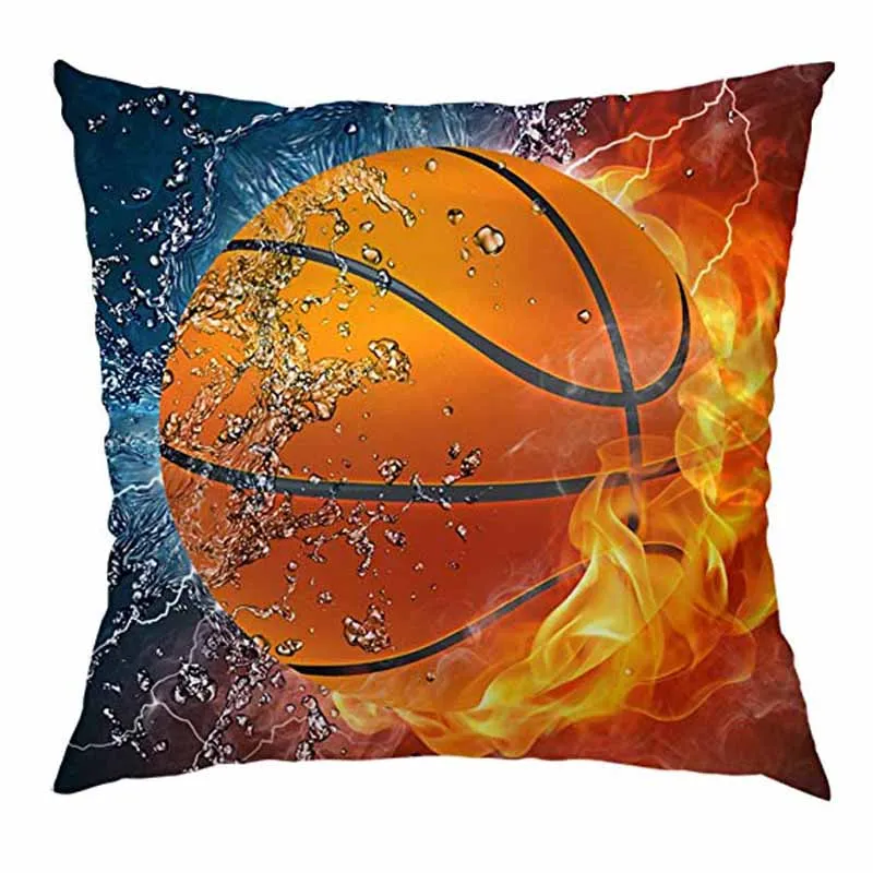 Basketball Pillow Decorative Throw Pillow Cover Flame Basketball Square Cushion Cover Pillow Cases for Men Women Boys Girls Home
Basketball Pillow Decorative Throw Pillow Cover Flame Basketball Square Cushion Cover Pillow Cases for Men Women Boys Girls Home