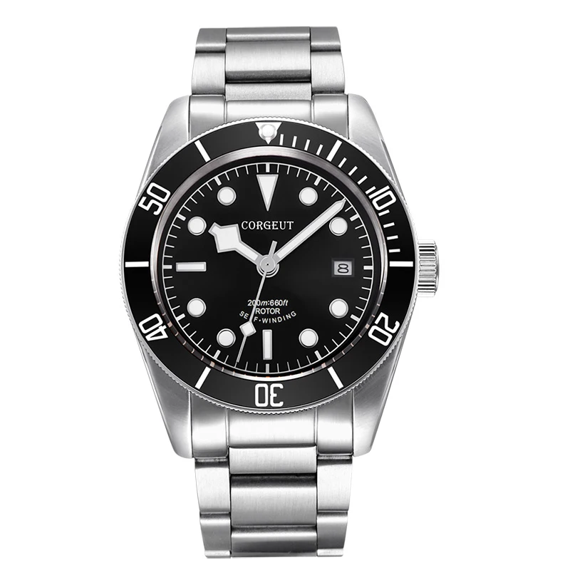 Corgeut 41mm Luxury Men Watch Automatic Military Sport Diver Clock Luminous Waterproof Business Mechanical Wristwatch
Corgeut 41mm Luxury Men Watch Automatic Military Sport Diver Clock Luminous Waterproof Business Mechanical Wristwatch