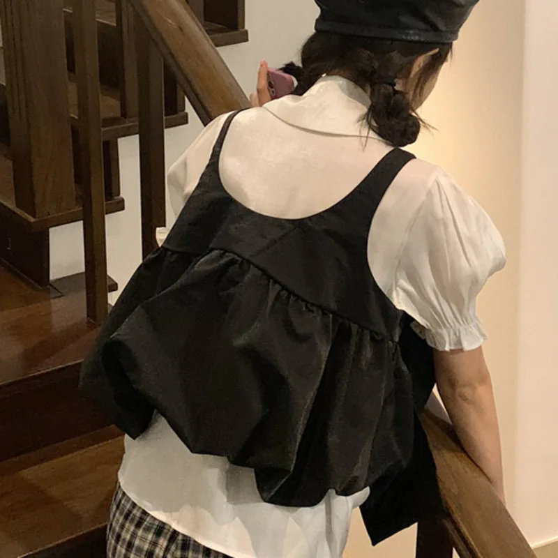 IEQJ Women Retro Bow Black Sexy Elegant Temperament Camisole Tank Tops New Sleeveless Personality Fashion Summer 2021 3F0328
IEQJ Women Retro Bow Black Sexy Elegant Temperament Camisole Tank Tops New Sleeveless Personality Fashion Summer 2021 3F0328