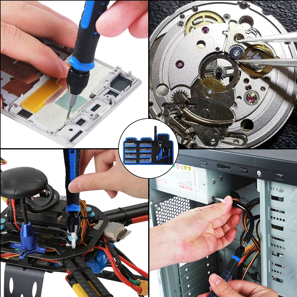 Screwdriver Set Precision Screwdriver Tool Kit Magnetic Phillips Torx Bits 126 in 1 For Phones Laptop PC Repair Hand Tool
Screwdriver Set Precision Screwdriver Tool Kit Magnetic Phillips Torx Bits 126 in 1 For Phones Laptop PC Repair Hand Tool
