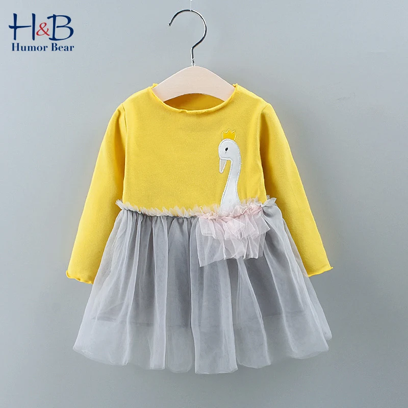 Humor Bear Baby Dress New Autumn Long Sleeve Cartoon Printed Mesh Yarn Patchwork Infant Princess Party Dress For 0-24M
Humor Bear Baby Dress New Autumn Long Sleeve Cartoon Printed Mesh Yarn Patchwork Infant Princess Party Dress For 0-24M