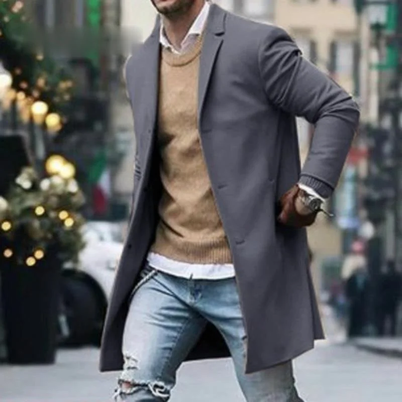 Zoulv 2021 New Spring Male Button Long Sleeve Fitness Clothing Fashion Warm Streetwear Men Long Coat Autumn Trench Coat
Zoulv 2021 New Spring Male Button Long Sleeve Fitness Clothing Fashion Warm Streetwear Men Long Coat Autumn Trench Coat