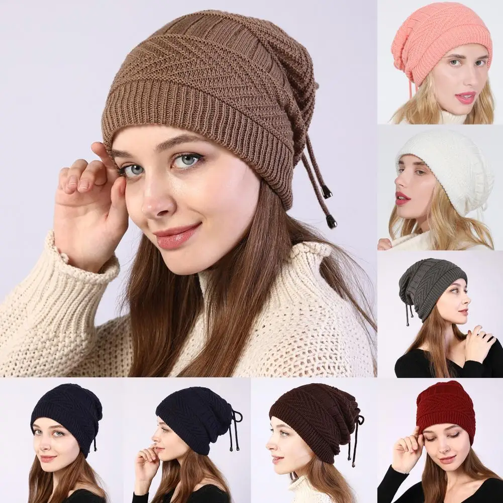 Women Knitted Skullies Beanies Hat Solid Color Adjustable Autumn Winter Plush Lining Windproof Hat Scarf for Outdoor Accessories
Women Knitted Skullies Beanies Hat Solid Color Adjustable Autumn Winter Plush Lining Windproof Hat Scarf for Outdoor Accessories
