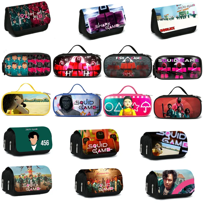 TV Squid Game Cosplay Student Pencil Box Stationery Multi-function flip Bags Christmas Gift
TV Squid Game Cosplay Student Pencil Box Stationery Multi-function flip Bags Christmas Gift