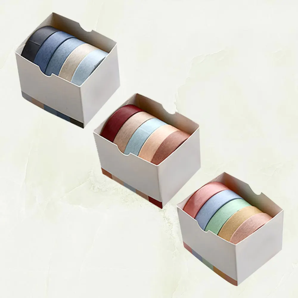 Rolls Washi Paper Tapes Colored Decorative Stickers Tape Gift Packaging Band for DIY Gift Supplies
Rolls Washi Paper Tapes Colored Decorative Stickers Tape Gift Packaging Band for DIY Gift Supplies
