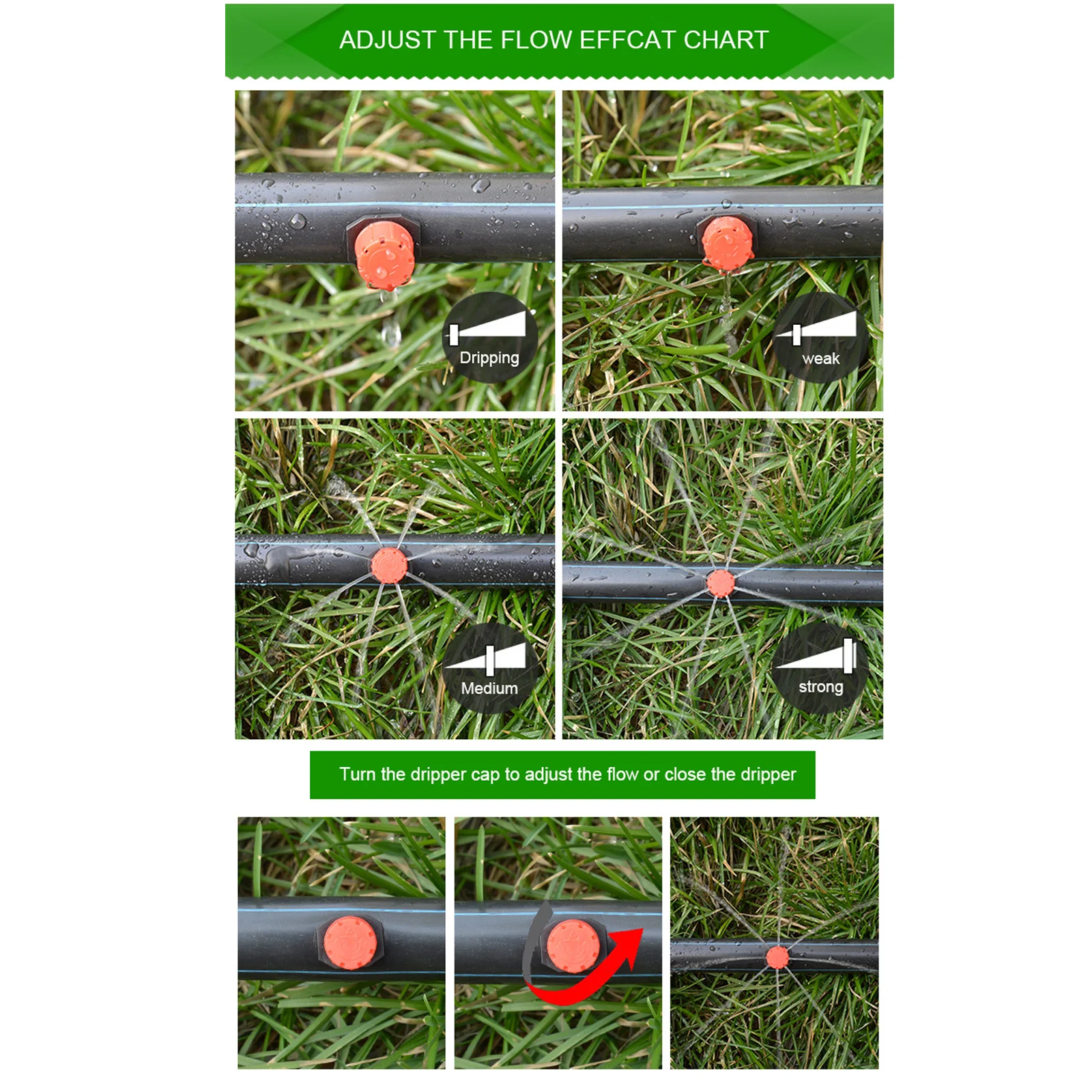 Irrigation Sprinkler Launcher 100pcs Black And Red Adjustable Gardening Supplies Miniature 1/4 Inch Dripper
Irrigation Sprinkler Launcher 100pcs Black And Red Adjustable Gardening Supplies Miniature 1/4 Inch Dripper