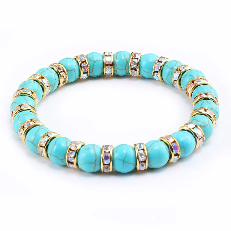 Charm Natural Blue Stone Women Beads Bracelet Fashion Colorful Stretch Bracelets&Bangles Men Couple Yoga Jewelry Gifts pulseras
Charm Natural Blue Stone Women Beads Bracelet Fashion Colorful Stretch Bracelets&Bangles Men Couple Yoga Jewelry Gifts pulseras