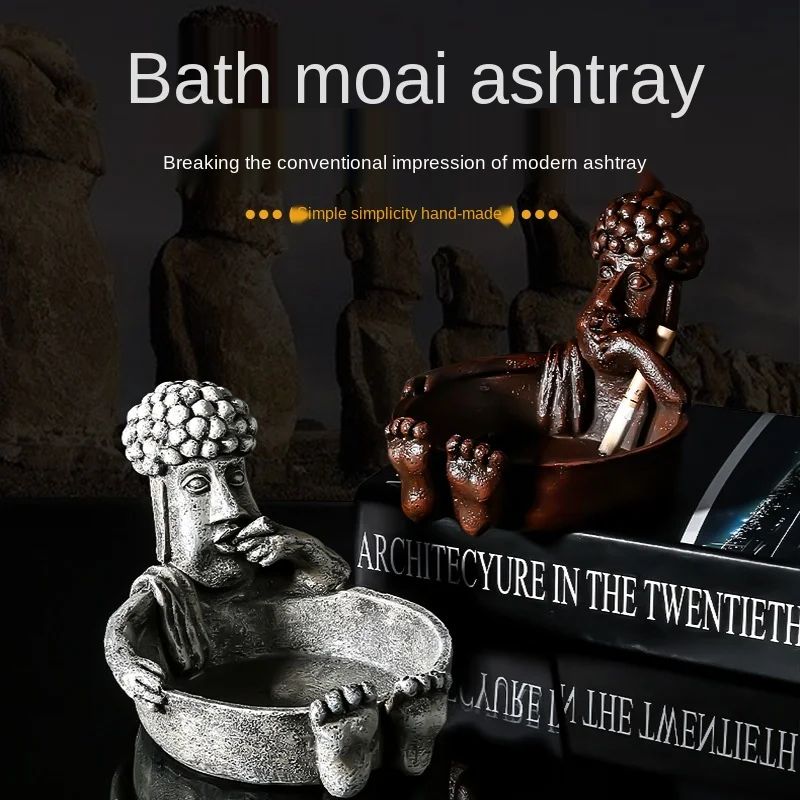 Creative Resin Bath Moai Ashtray New Moai Shape Household Ashtray Ashtray Easter Island Portrait Ashtray
Creative Resin Bath Moai Ashtray New Moai Shape Household Ashtray Ashtray Easter Island Portrait Ashtray