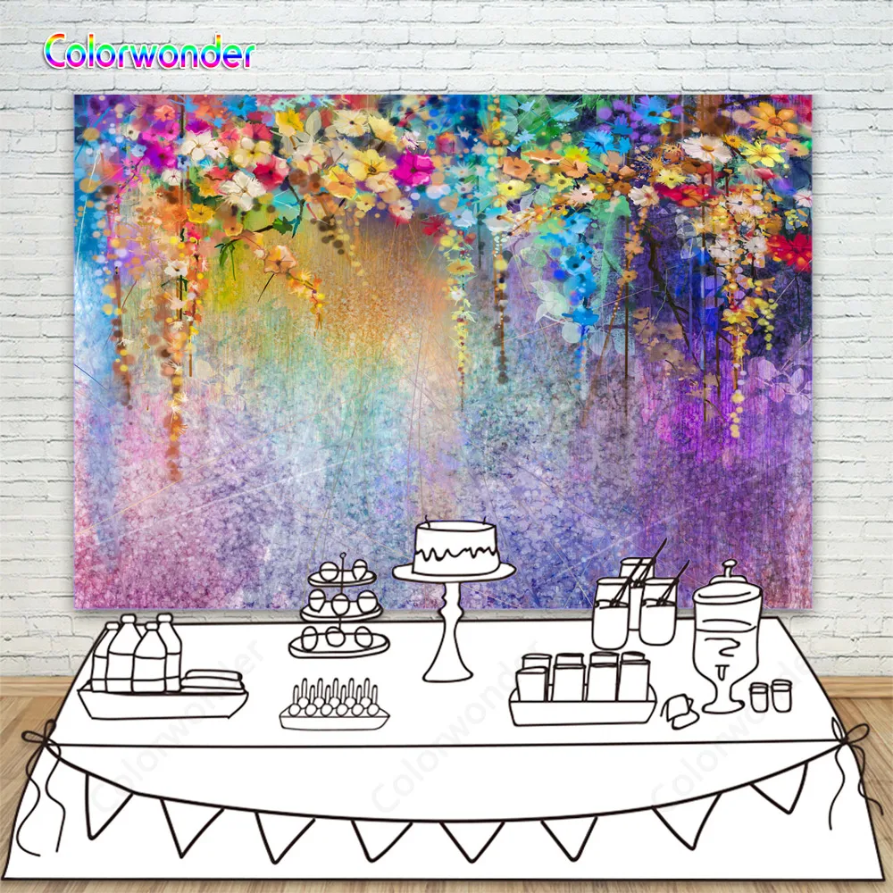 Painting Flowers Scratches Newborn Baby Shower Backdrop Photography Background For Photo Studio Photophone Photozone
Painting Flowers Scratches Newborn Baby Shower Backdrop Photography Background For Photo Studio Photophone Photozone