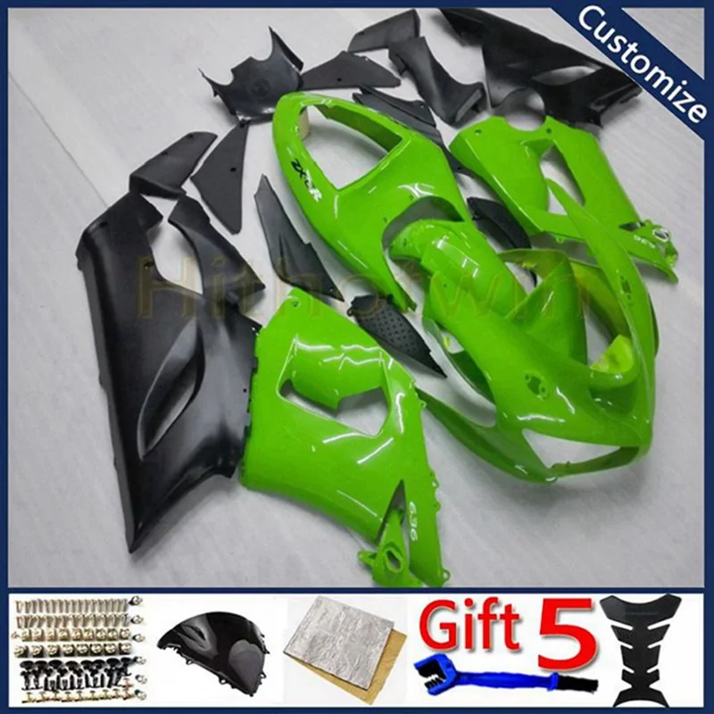 motorcycle Fairing hull For ZX-6R 2005-2006 ZX636 05 06 ZX6R ABS motor panels kit Injection mold black green
motorcycle Fairing hull For ZX-6R 2005-2006 ZX636 05 06 ZX6R ABS motor panels kit Injection mold black green