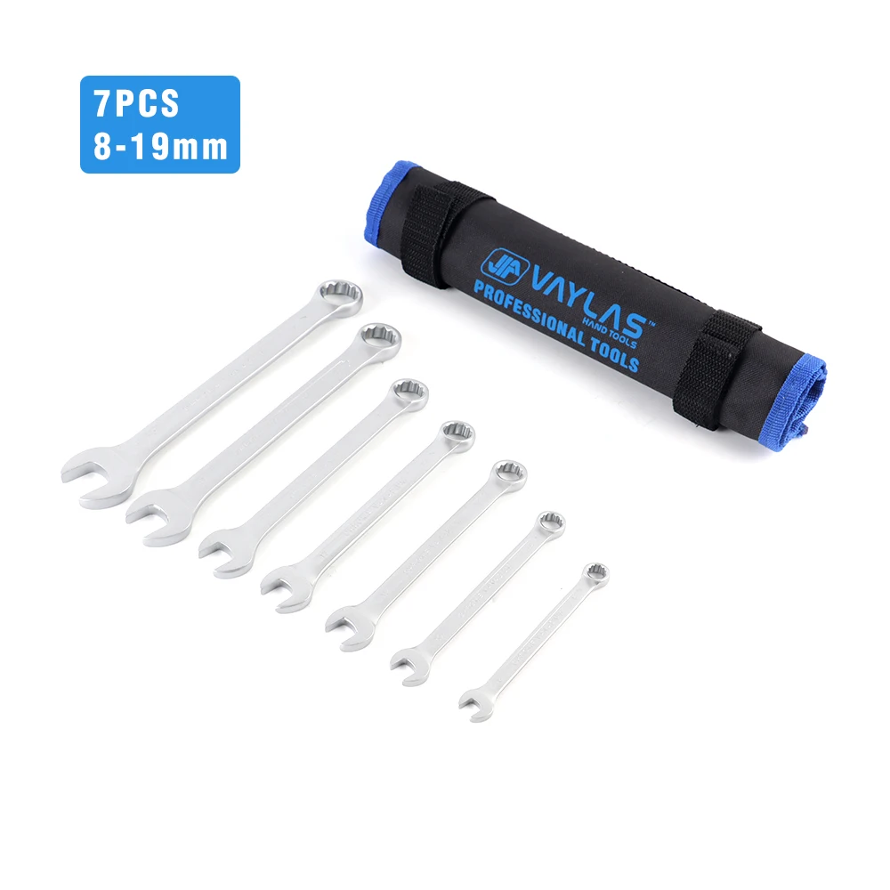 8-19mm Open Box End Combination Wrench Chrome Vanadium 7pcs 8 10 12 13 14 17 19 Auto Repair Hand Spanner Tools Kit
8-19mm Open Box End Combination Wrench Chrome Vanadium 7pcs 8 10 12 13 14 17 19 Auto Repair Hand Spanner Tools Kit