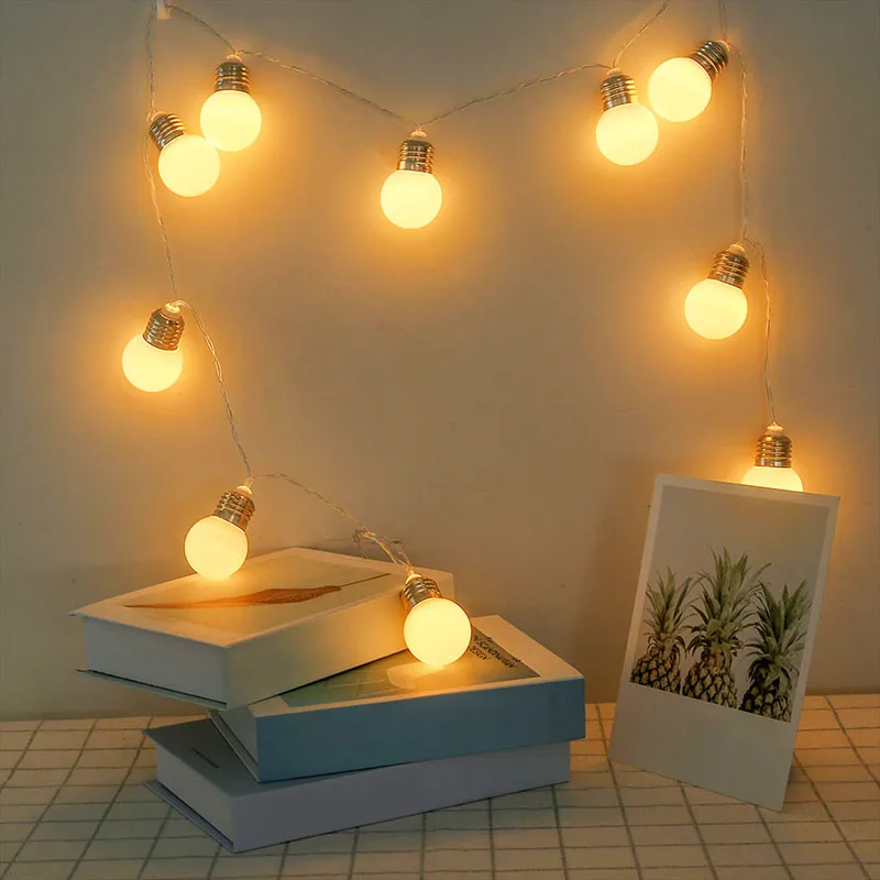 10-LED Creamy-White Light Bulb String Battery Powered Home Christmas Decoration For Home DIY Decor Glow Party Supplies
10-LED Creamy-White Light Bulb String Battery Powered Home Christmas Decoration For Home DIY Decor Glow Party Supplies