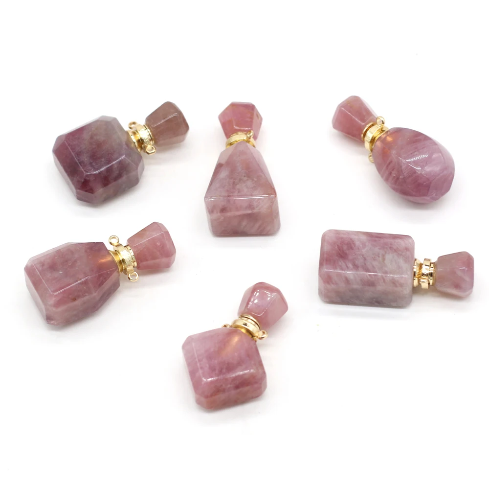 Natural Stone Pendants Multi Style Amethyst Stone Perfume Bottle Pendants Bottle Charms for Jewelry Making Necklace Bracelet
Natural Stone Pendants Multi Style Amethyst Stone Perfume Bottle Pendants Bottle Charms for Jewelry Making Necklace Bracelet