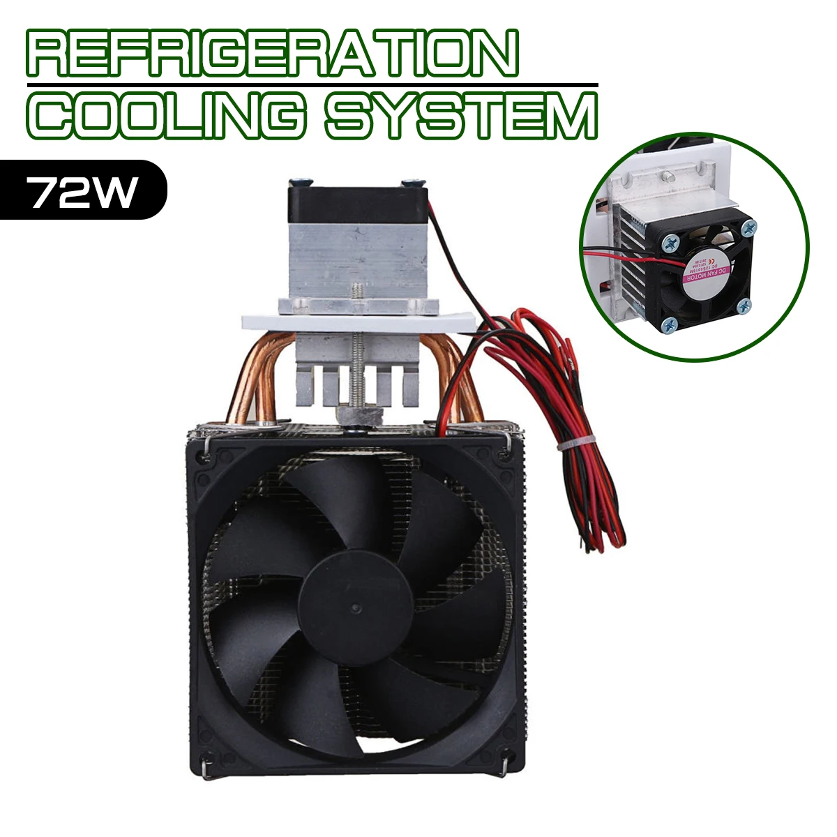 Household semiconductor refrigeration sheet system radiator 72W Cooler Refrigeration Semiconductor Cooling System Kit Cooler Fan
Household semiconductor refrigeration sheet system radiator 72W Cooler Refrigeration Semiconductor Cooling System Kit Cooler Fan
