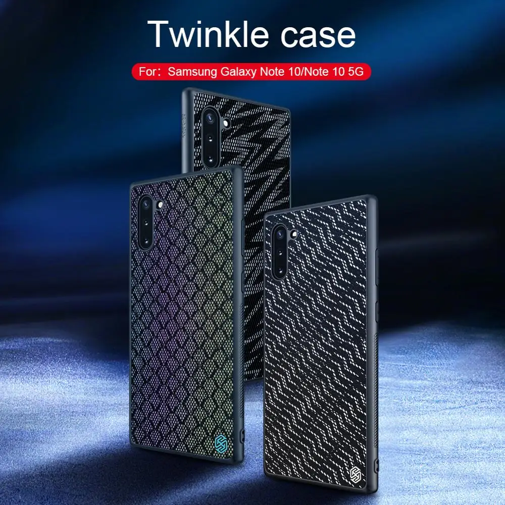 Case For Samsung Galaxy Note 10 Cover NILLKIN Twinkle Case polyester Reflective Back Cover For Samsung Galaxy Note 10 5G
Case For Samsung Galaxy Note 10 Cover NILLKIN Twinkle Case polyester Reflective Back Cover For Samsung Galaxy Note 10 5G